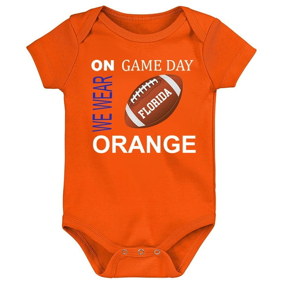 Future Tailgater On Gameday Baby Bodysuit for Florida Fans-Orange