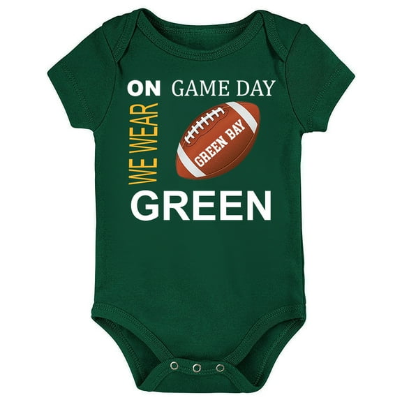 Future Tailgater On Gameday Baby Bodysuit for Green Bay Fans