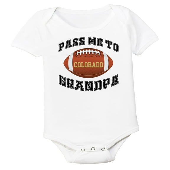 Future Tailgater Pass Me to GrandPa Baby Bodysuit for Colorado Fans
