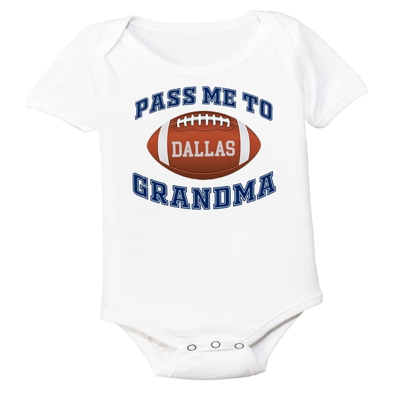 Future Tailgater Pass Me to GrandPa Baby Bodysuit for Dallas Fans
