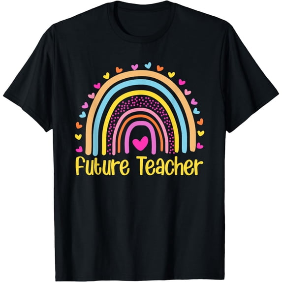 Future Teacher Rainbow T-Shirt