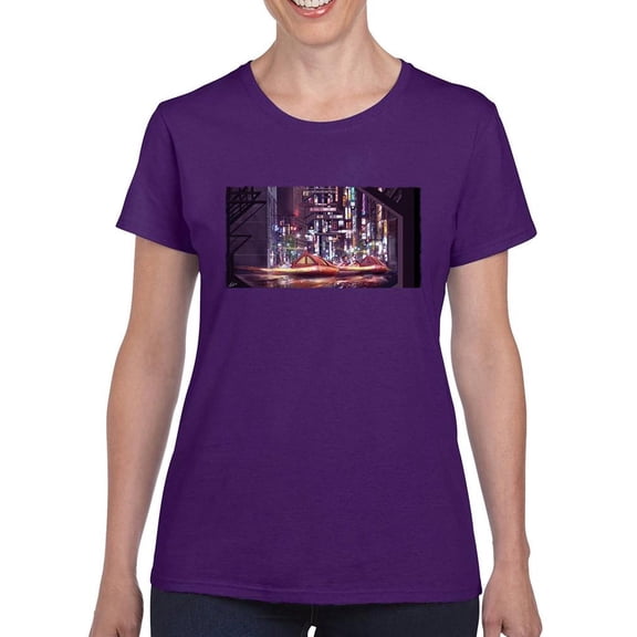 Future Tokyo T-Shirt Women -Anthony Chirstou Designs, Female Small