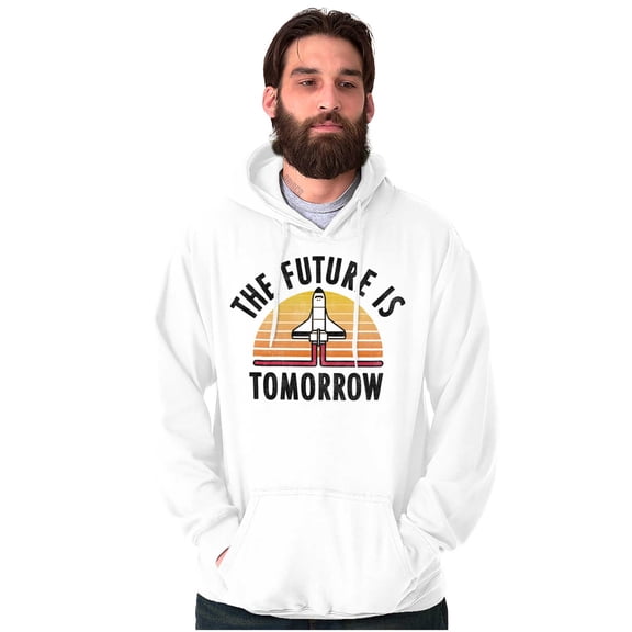 Future Tomorrow Space Sci-Fy Geeky Hoodie Sweatshirt Women Men Brisco Brands M