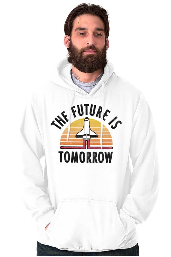 Future Tomorrow Space Sci-Fy Geeky Hoodie Sweatshirt Women Men Brisco Brands M