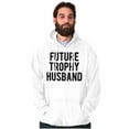 thumbnail image 1 of Future Trophy Husband Engagement Men's Big & Tall Graphic Hoodie Brisco Brands 3X, 1 of 5