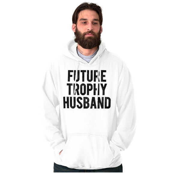 Future Trophy Husband Engagement Men's Big & Tall Graphic Hoodie Brisco Brands 3X