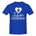 thumbnail image 1 of Future Veterinarian Men'S Basic Short Sleeve T-Shirt Blue 6x-Large, 1 of 5