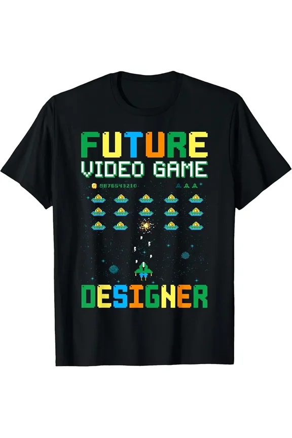 Future Video Game Designer For Kids Game Developer Tee Unisex T-Shirt, up to Size 5XL