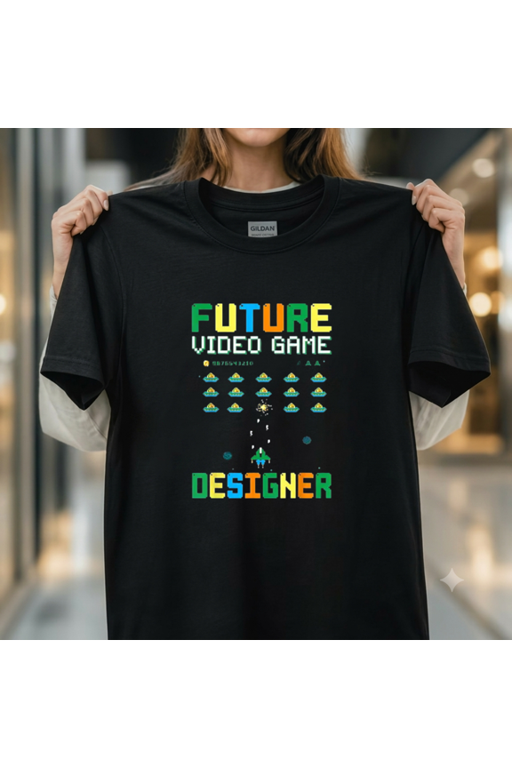 Future Video Game Designer For Kids Tech Game Developer Tee Unisex T-Shirt, up to size 5XL