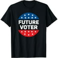 thumbnail image 1 of Future Voter Kids Teens Vintage 2022 Election Vote T-Shirt mens t shirt，black，women，funny，misfits，men，journey, 1 of 4