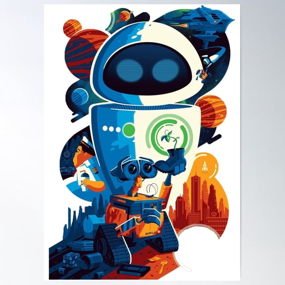 Future Wall-E Poster, 16x24 UNFRAMED