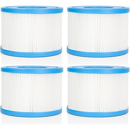 Future Way 4 Pack Type S1 Spa Pool Filter Cartridge for All Intex PureSpa Hot Tub, Portable Inflatable Hot Tub Spa