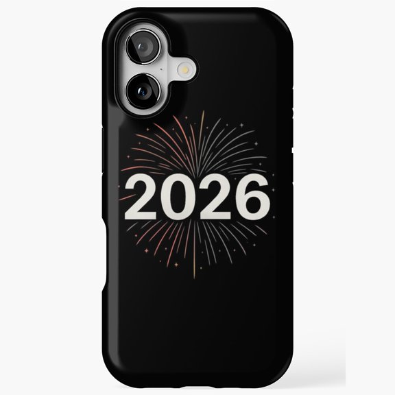 Future Year Celebration Explosion Art iPhone Case 17 to 11 Pro Max