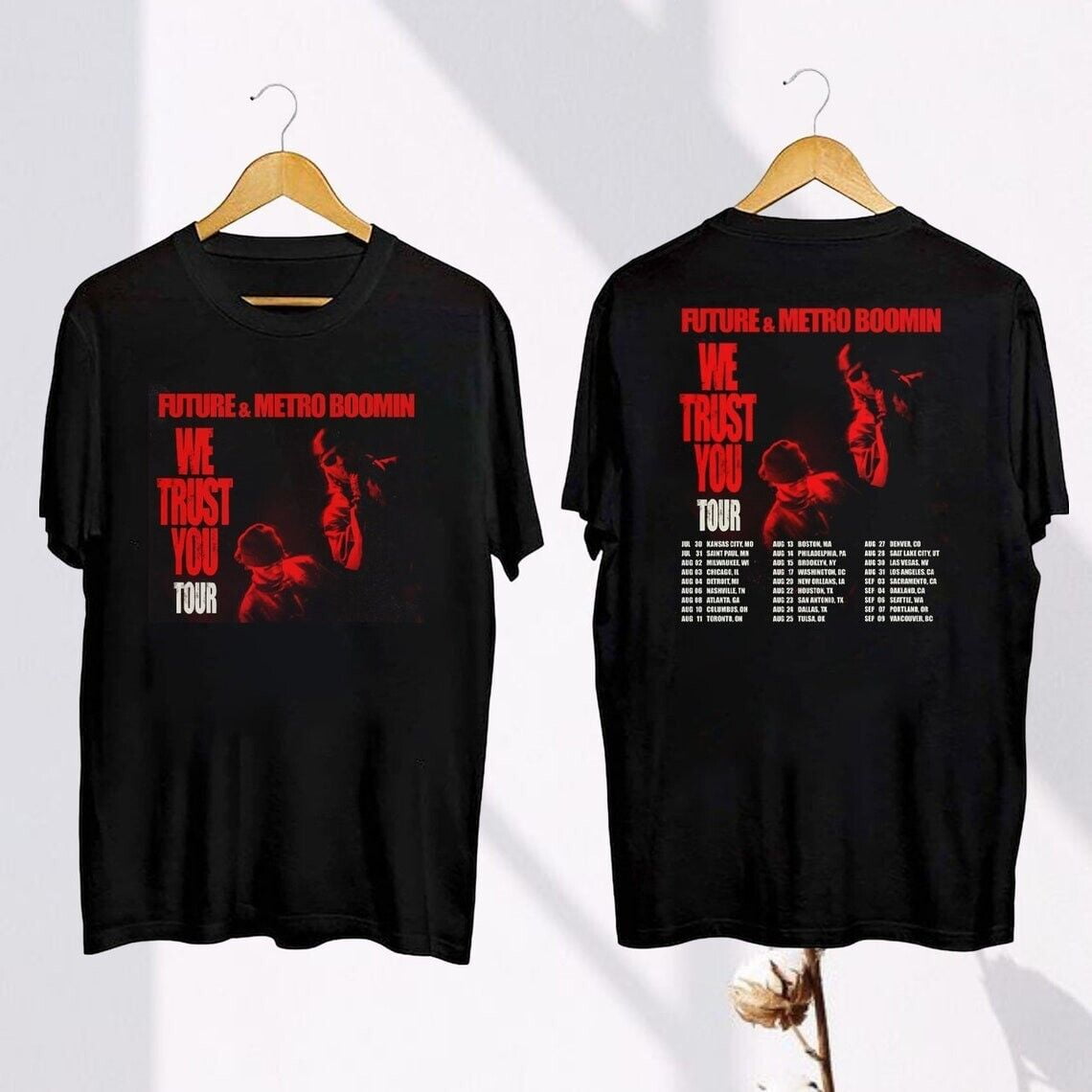 Future and Metro Boomin We Trust You 2024 Tour Shirt