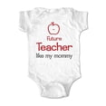 thumbnail image 1 of Future teacher like my Mommy - wallsparks cute & funny Brand - baby one piece bodysuit - Great baby shower gift!, 1 of 3