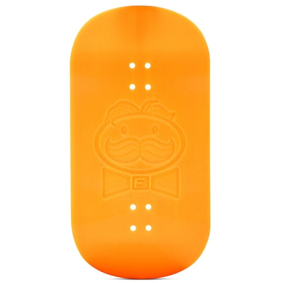 FutureBoundPrints Fingerboard Deck - Mr. Stackerz Orange, 50mm
