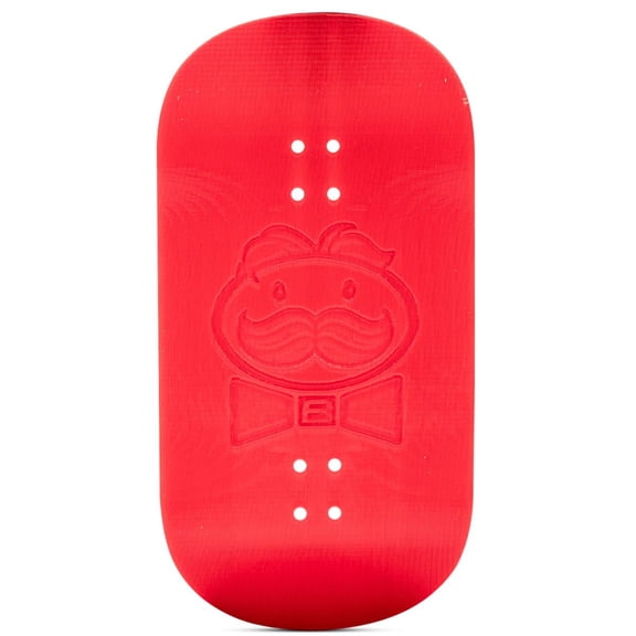 FutureBoundPrints Fingerboard Deck - Mr. Stackerz Red, 50mm