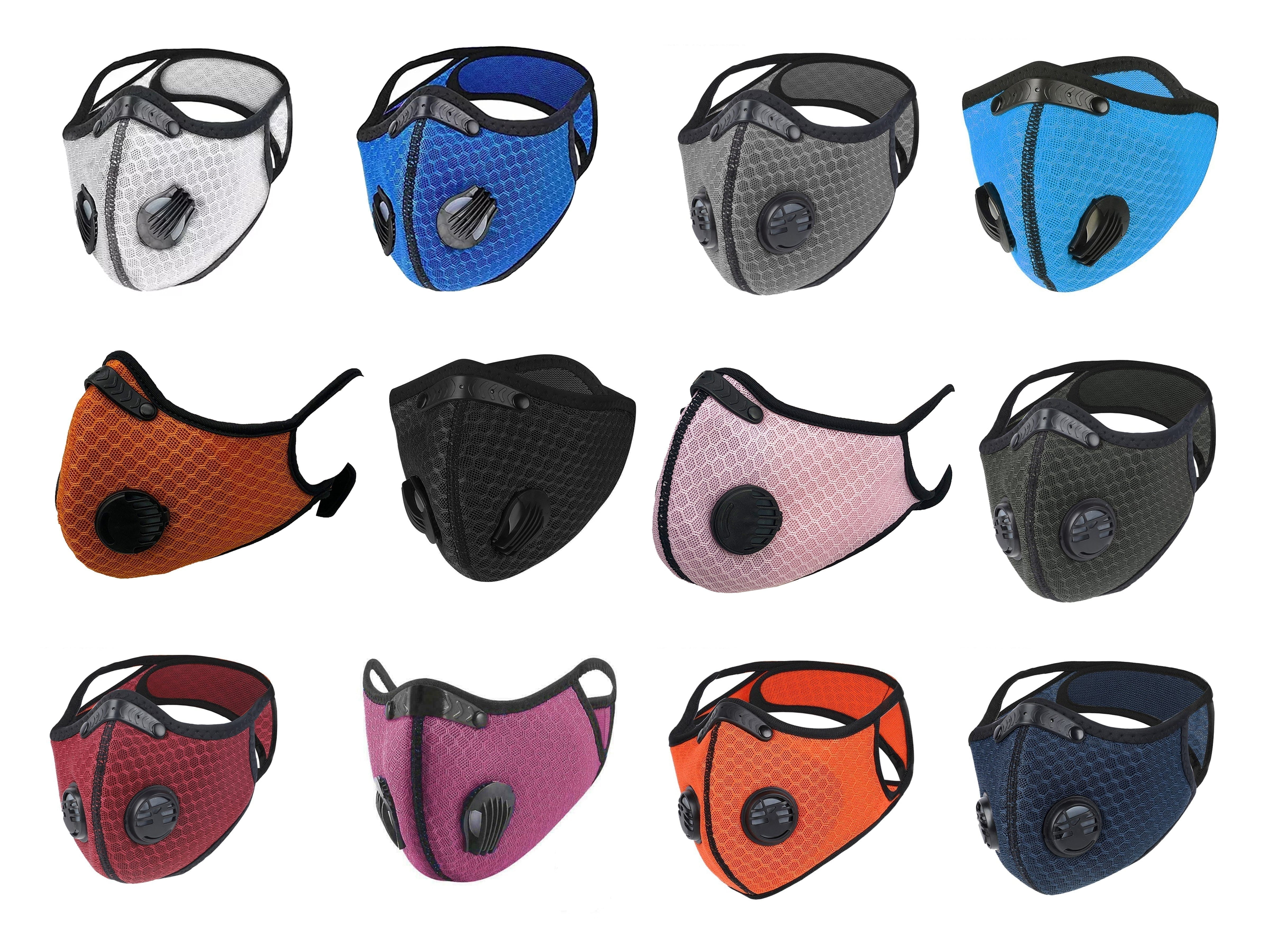 FuturePPE Dust Vent Sports Face Mask, Smoke Protection with FuturePPE Dust Vent Sports Face Mask, Smoke Protection with