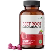 Futurebiotics Beet Root Extra Strength Heart, Circulation & Stamina Support - Non-GMO,, 250 Vegetarian Tablets