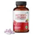 thumbnail image 1 of Futurebiotics Beet Root + L-Arginine, Nitric Oxide Support, Non-GMO, 120 Vegetarian Capsules, 1 of 4
