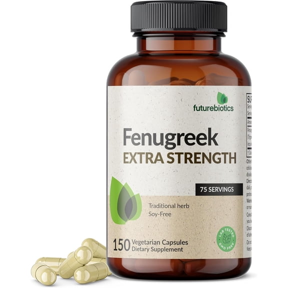 Futurebiotics Fenugreek Extra Strength Supports Overall Good Health & Well-Being, Non-GMO, 150 Vegetarian Capsules