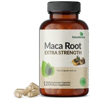 Futurebiotics Maca Root Extra Strength 4000 MG Supports Energy, Stamina & Reproductive Health, Non-GMO, 120 Vegetarian Capsules