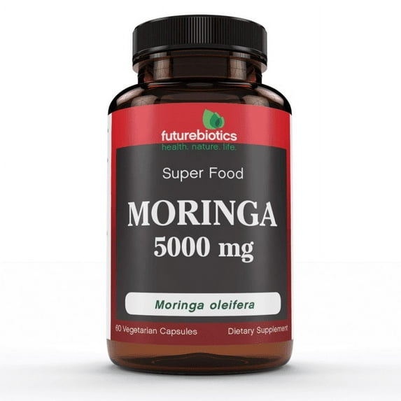 Futurebiotics Moringa with Essential Vitamins, Minerals & Antioxidants, 60 Vegetarian Capsules