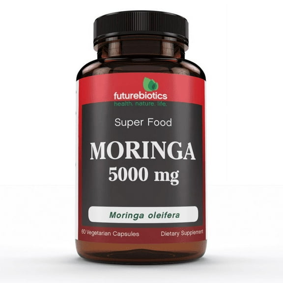 Futurebiotics Moringa with Essential Vitamins, Minerals & Antioxidants, 60 Vegetarian Capsules