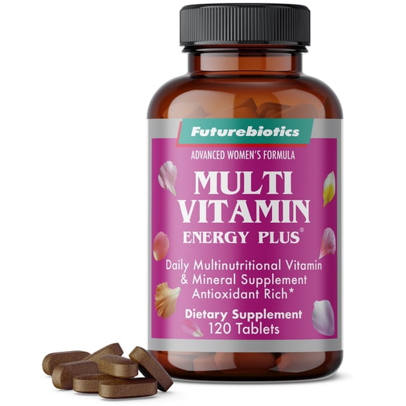 Futurebiotics Multi Vitamin Energy Plus for Women, 120 Tablets
