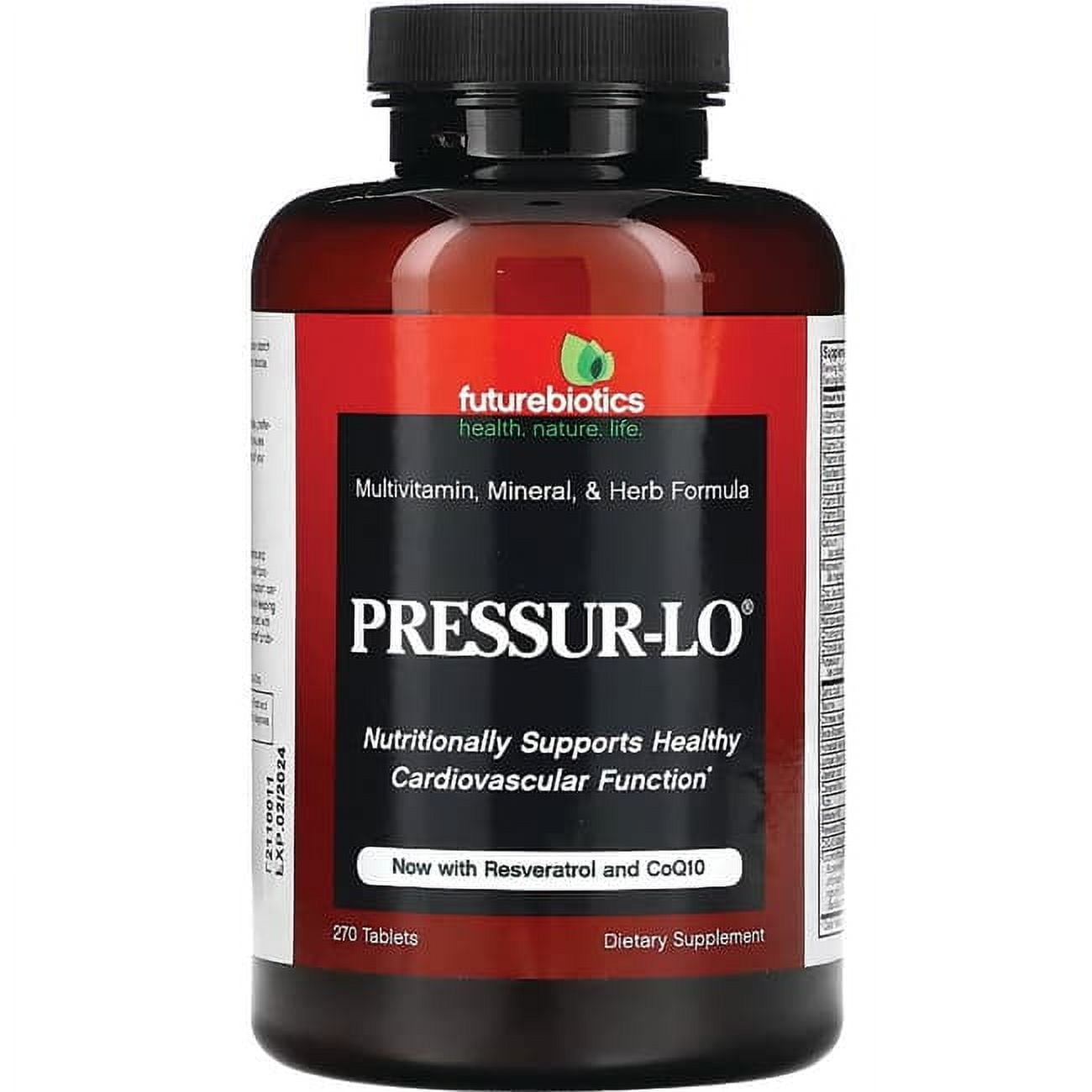 Futurebiotics Pressur-Lo Cardiovascular Support, 270 Tablets