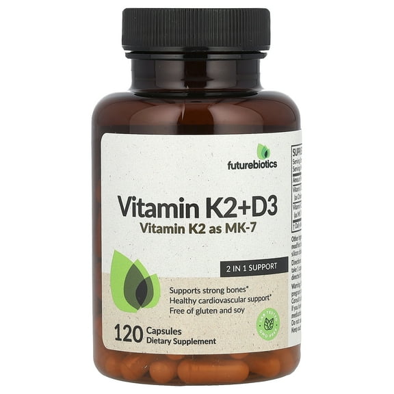 Futurebiotics Vitamin K2 + D3 , 120 Capsules