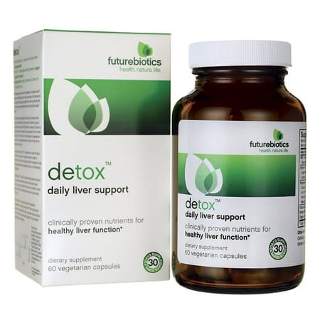 Futurebiotics Detox, Daily Liver Support Vegetarian Capsules, 60 Ea