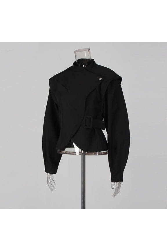 Futuristic Asymmetrical Blazer Jacket