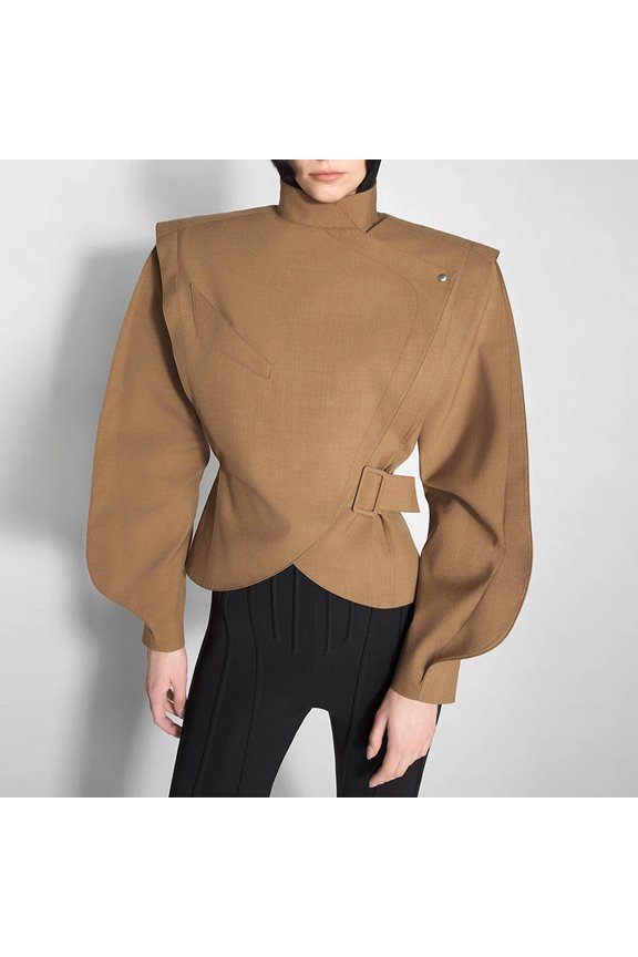 Futuristic Asymmetrical Blazer Jacket