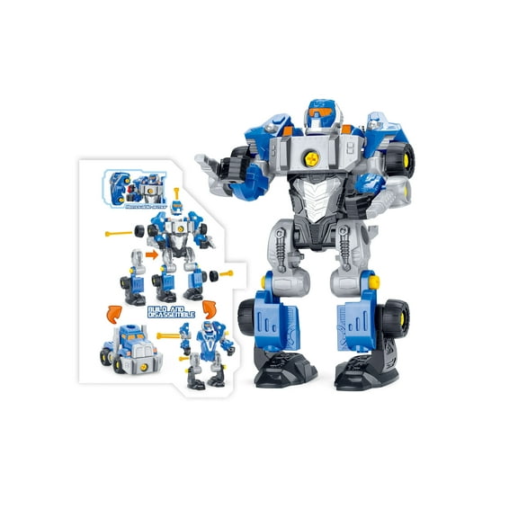 Futuristic Being Revolution 3-in-1 Take-A-Part Futuristic Being Toy Playset - Blue