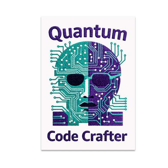 Futuristic Coding Wall Art - Digital Creator - 13x19 Poster Print