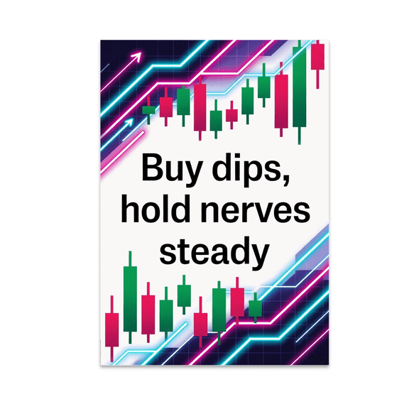 Futuristic Crypto Trading Wall Art - Day Trader - 13x19 Poster Print