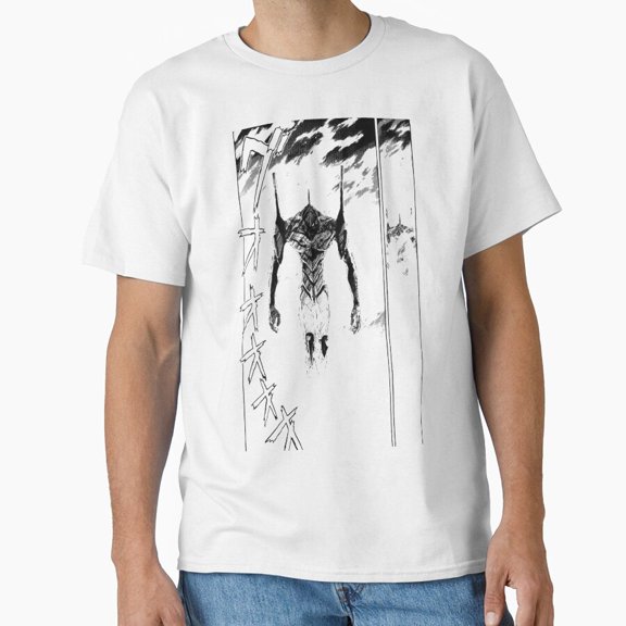 Futuristic Cyberpunk Mechanical Mech Warrior Awakening Unit One Profile Tee T-shirt