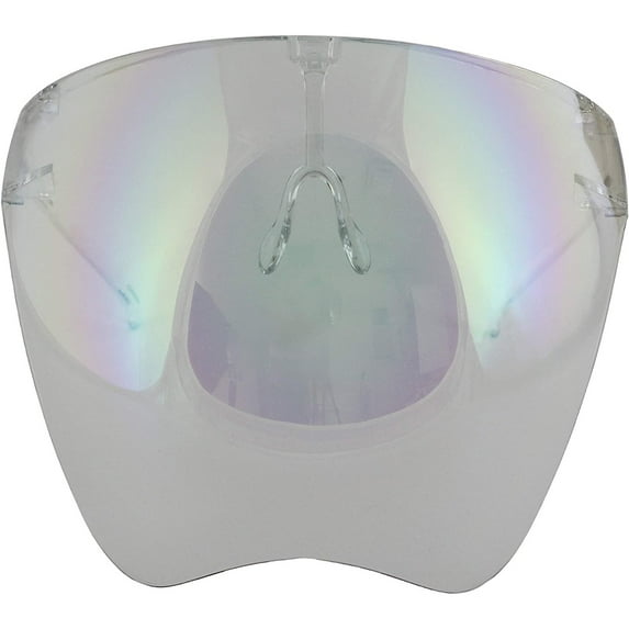Futuristic Face Shield Mirrored Visor Sunglasses