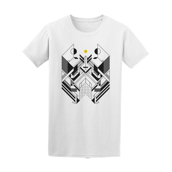 Futuristic Geometric Shapes Tee Men's - Men T-Shirt, 3XL