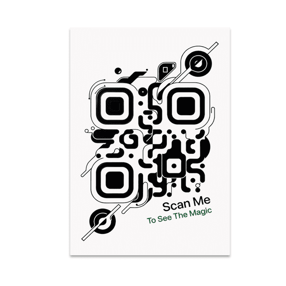 Futuristic Interactive Art - Tech-Savvy Decor Enthusiast - 13x19 Poster Print