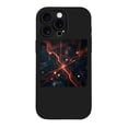 thumbnail image 1 of Futuristic Orange Circuitry Pattern iPhone 15 Pro Case - Lightweight Yellowing Resistant 3 Camera Lenses & Flash Compatible, 1 of 6