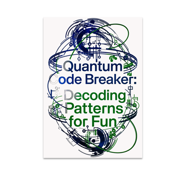 Futuristic Quantum Wall Decor - Tech Enthusiast - 13x19 Poster Print