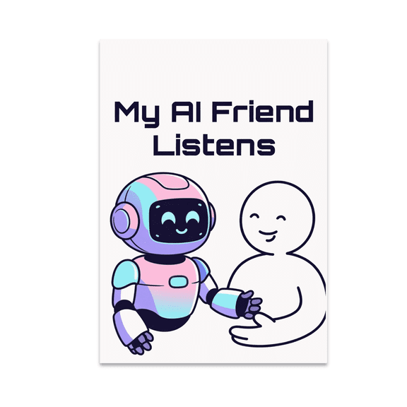 Futuristic Robot Art - Tech Enthusiast - 13x19 Poster Print