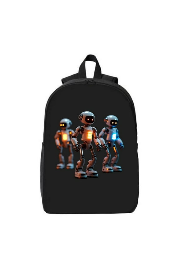 Futuristic Robot Design Laptop Backpack for College & High School - Fits 15 " Laptop & iPad Stylish Travel Bag for - & - with Glowing Lights