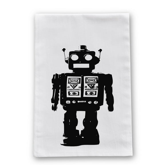 Futuristic Robot Kitchen Towel