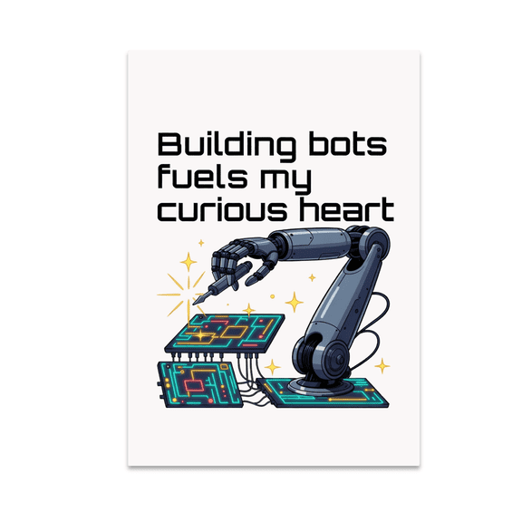 Futuristic Robotics Art - Robotics Hobbyist - 13x19 Poster Print
