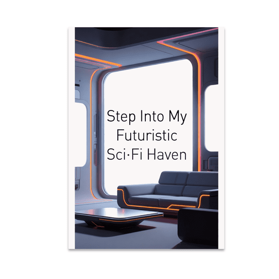 Futuristic Sci-Fi Interior Wall Art - Home Decor Enthusiast - 13x19 Poster Print