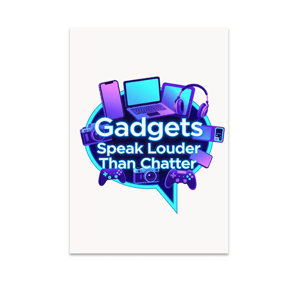 Futuristic Tech Art - Tech Lover - 13x19 Poster Print