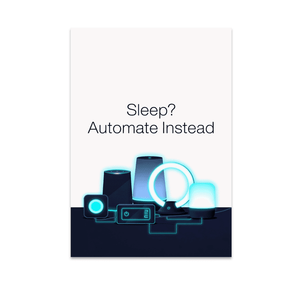 Futuristic Tech Decor - Smart Home Device Enthusiast - 13x19 Poster Print